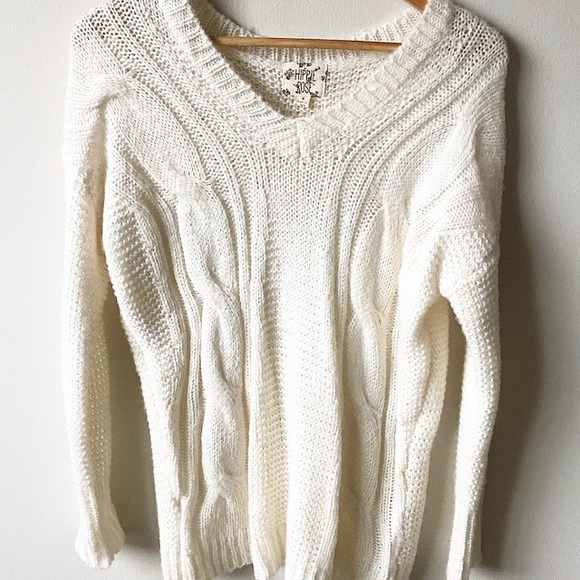 Cozy Knit off white Sweater - Picture 3 of 4